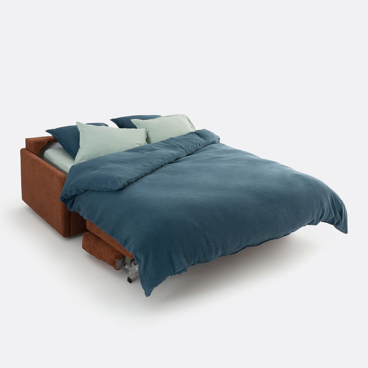 LA REDOUTE INTERIORS<br>Sofá-cama, tecido texturizado, espuma Marta