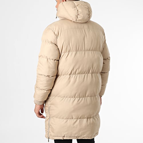 Doudoune Longue Capuche LL2019 Beige Foncé