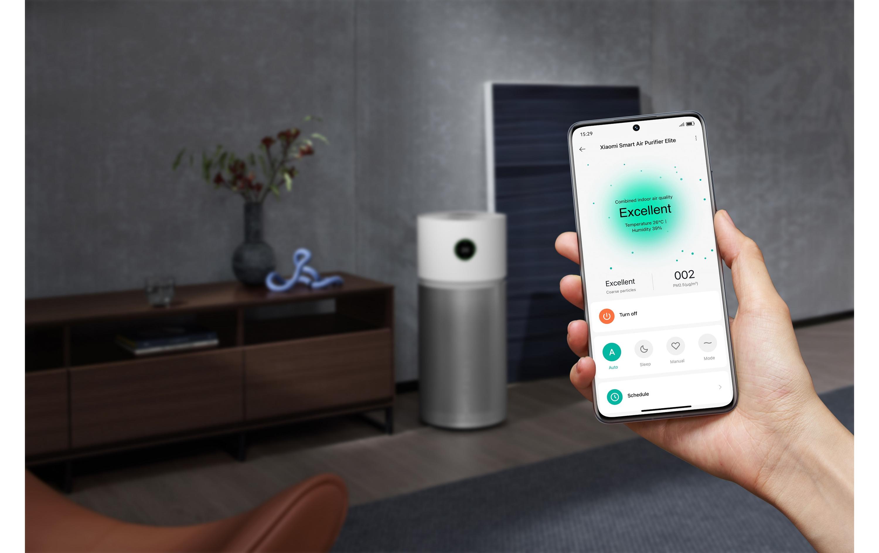Luftreiniger Smart Air Purifier Elite 125 m²<br>Leistungsstarker Luftreiniger