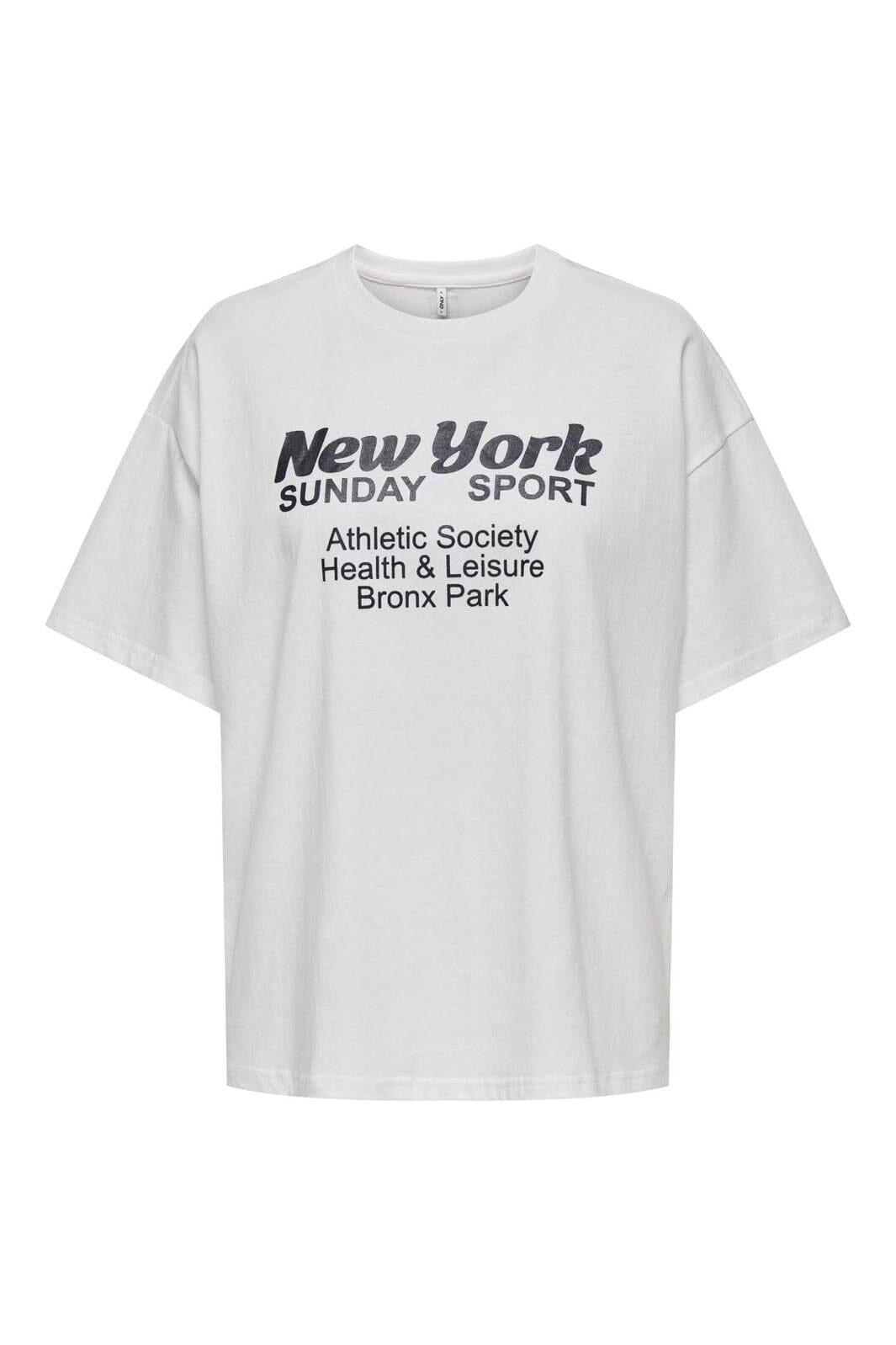 Only Onlcassie S/S Top Box 4619281 bright white new york labels brooklyn