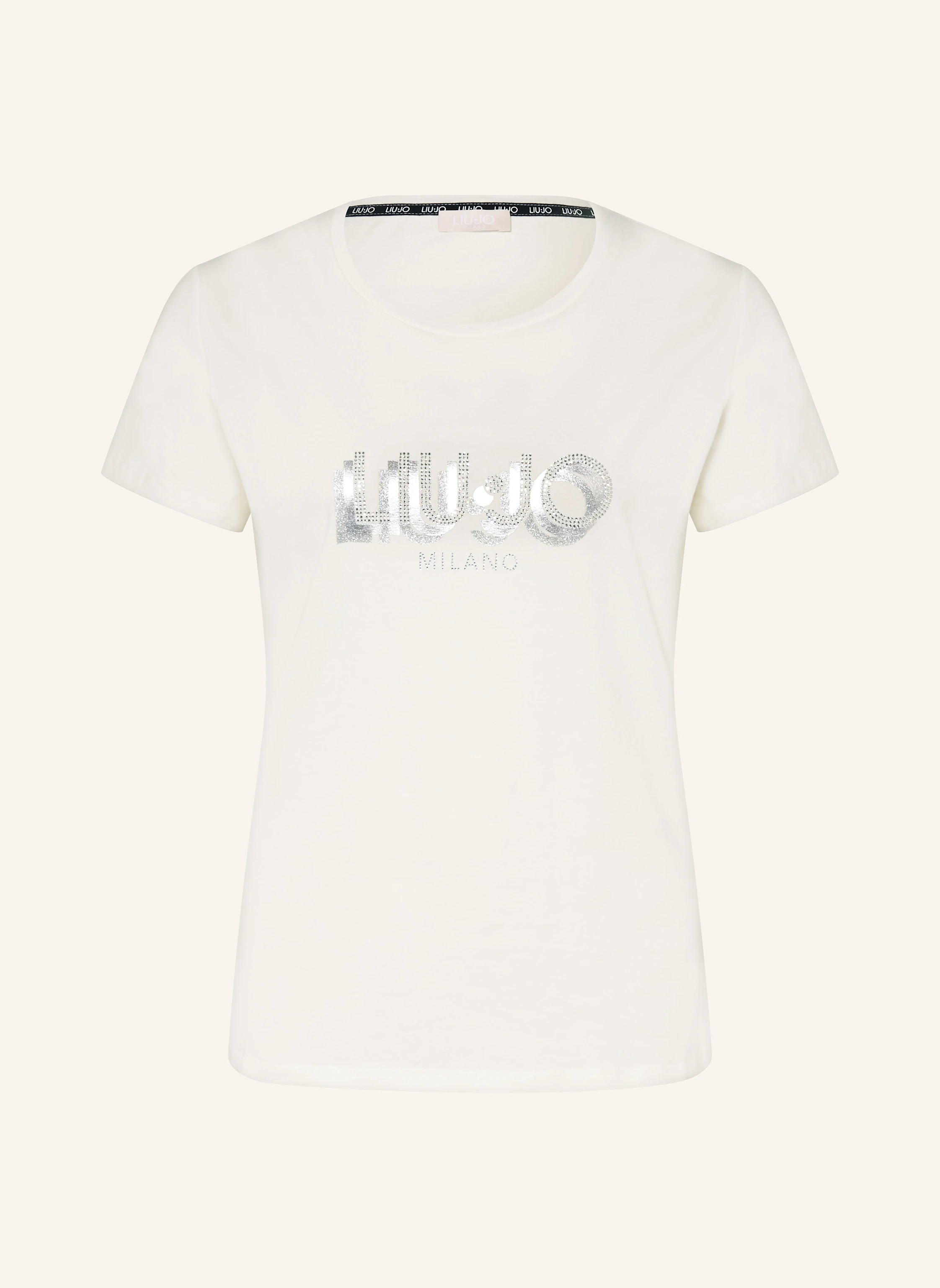 LIU JO T-Shirt mit Schmucksteinen