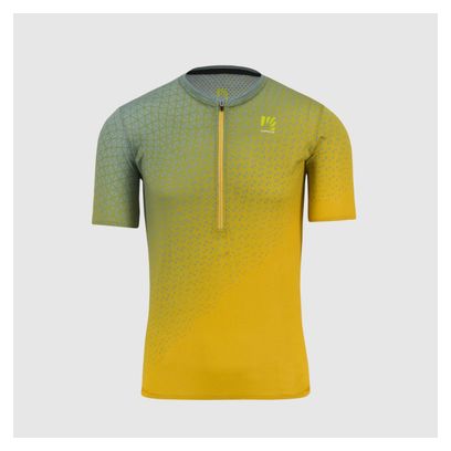 Maillot Manches Courtes Karpos Lavaredo Ultra Tech Jaune/Gris