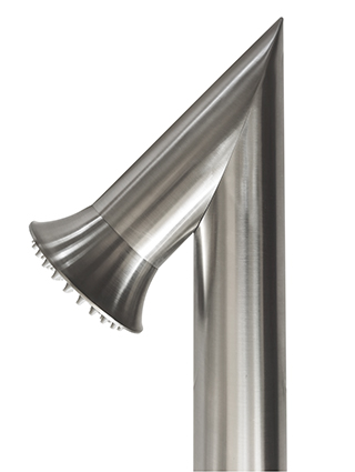 Mueller Sea buitendouche met handdouche 232cm RVS