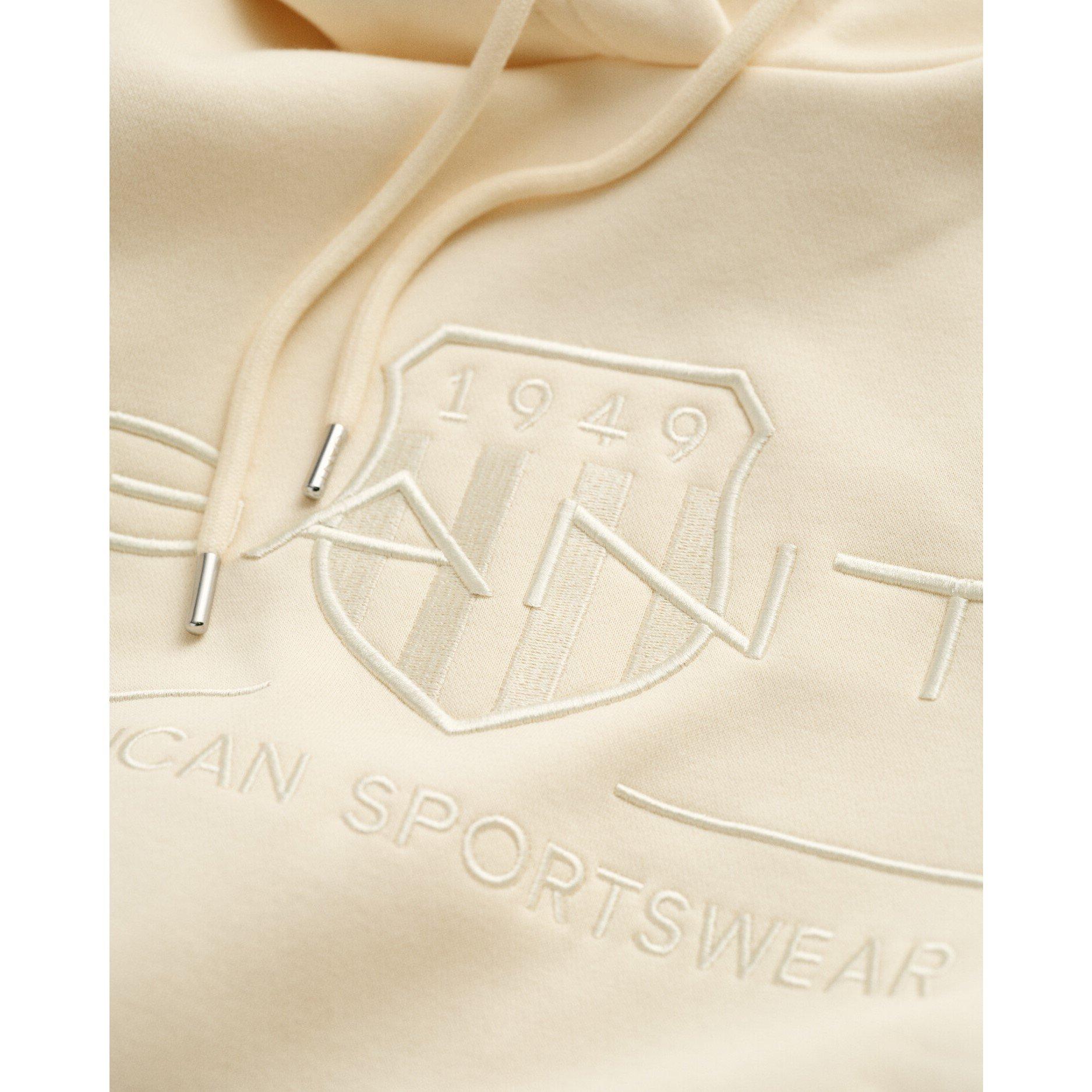 Gant Tonal Logo Archive Shield Hoodie
