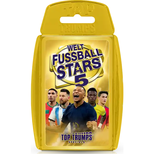 Top Trumps - Weltfussball Stars 5 Sammelkarten