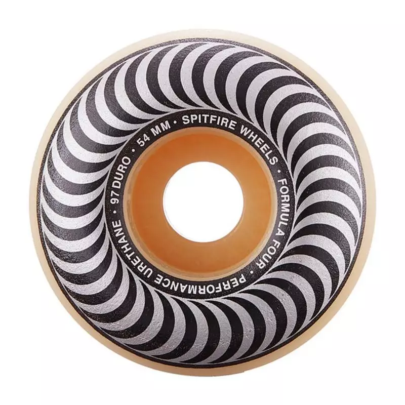 Roues skate SPITFIRE (x4) F4 Classic Blanc 97D 54mm