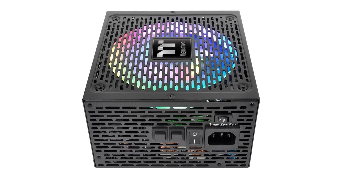ThermaltakeToughpower GF1 ARGB modulaire 750 watt voeding   (Zwart, 4x PCIe)