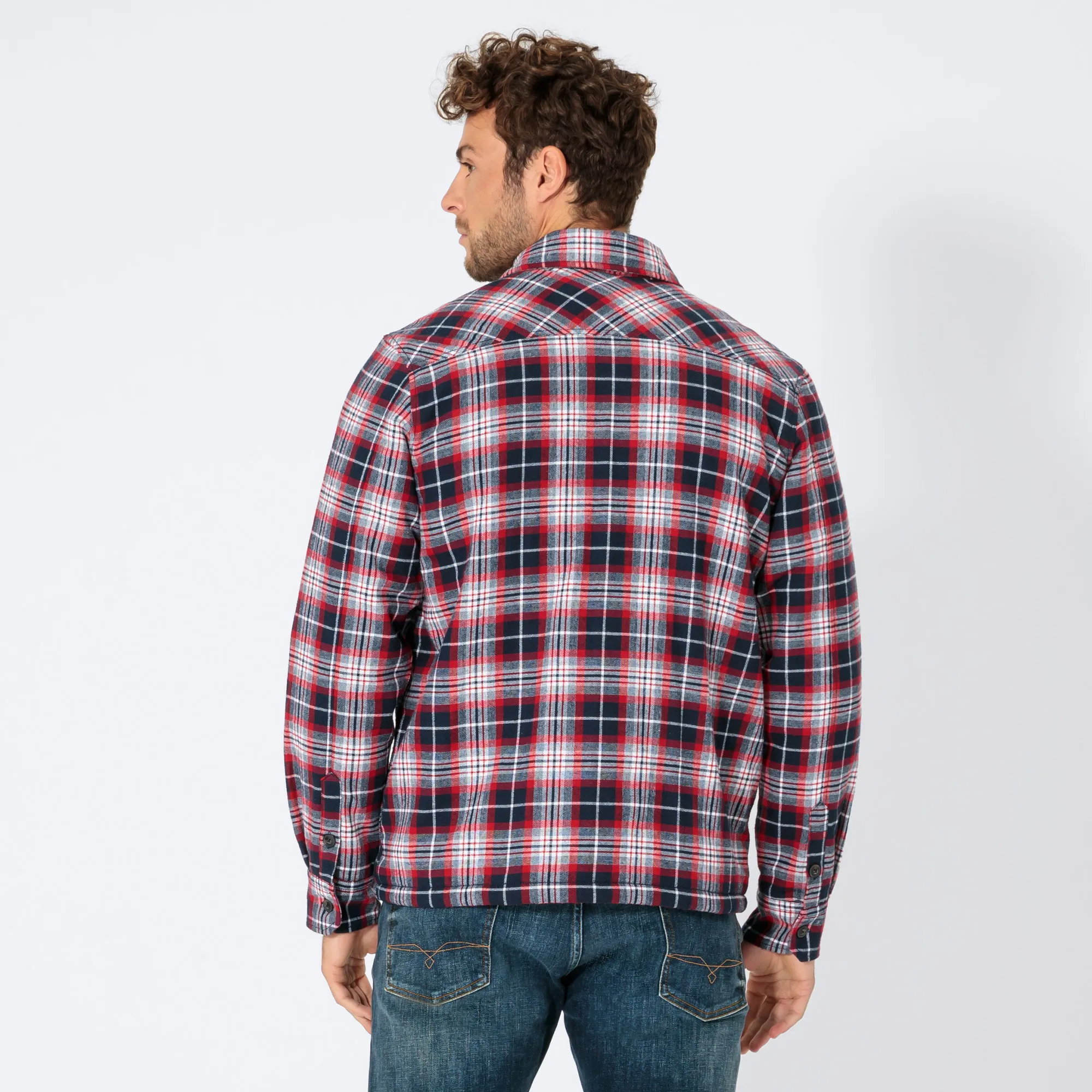 Herren-Flanell-Hemd mit 2 Brusttaschen