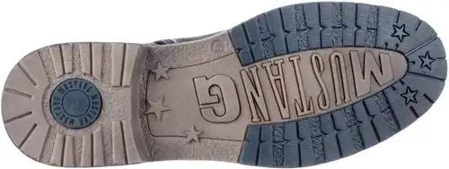 4157-608 Mustang donkergrijs - maat 47 enkellaars donkergrijs - maat 47 Calandschoen