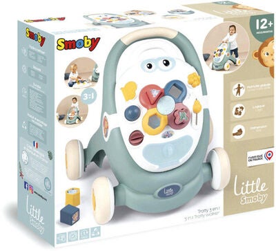 Smoby Gåvogn 3-in-1