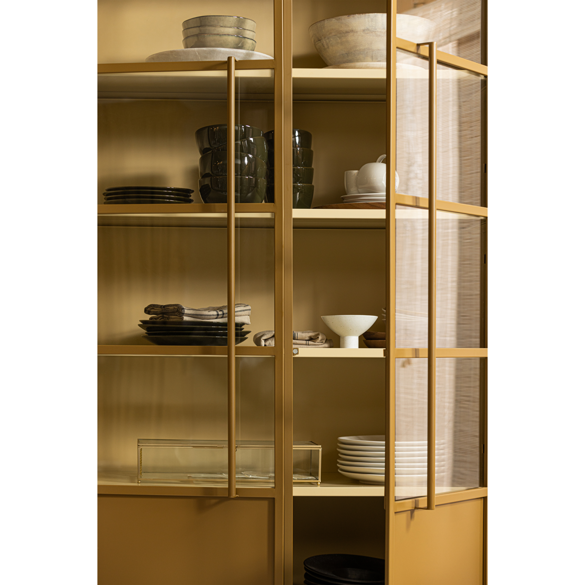 Exhibit XL 2-Deurs Vitrinekast - Zwart