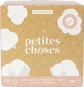 LES PETITES CHOSES Damenbinden Tag Bio, 10 Stück