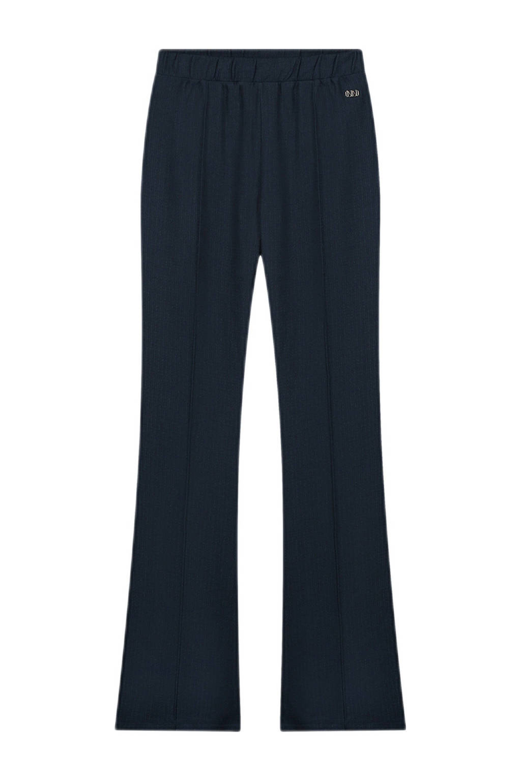 NIK&NIK flared broek Vonda donkerblauw