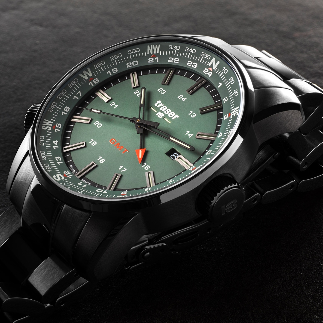 traser P68 Pathfinder GMT Green