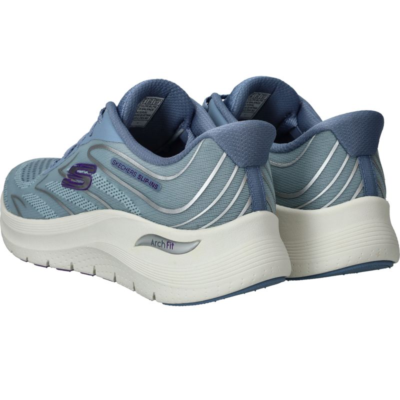 Skechers Arch Fit 2.0 Slip-Ins Sneakers Blauw Dames