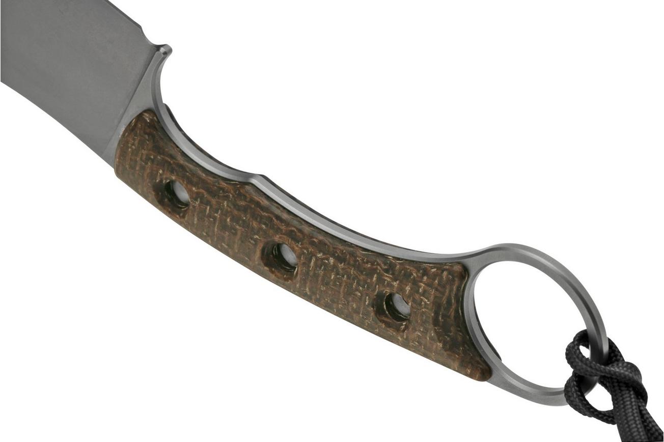 Civivi Midwatch C20059B-2 Brown Burlap Micarta, vast mes