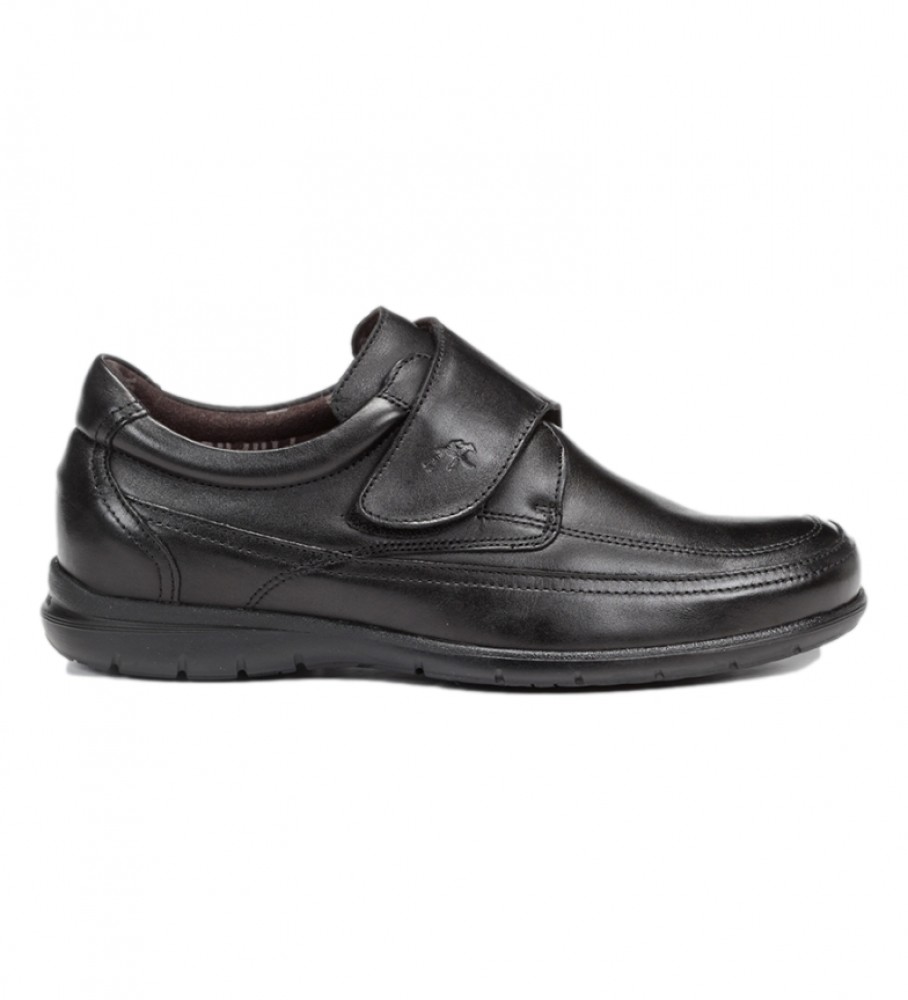Sapatos de couro Fluchos 8782_Ave_Negr Preto
