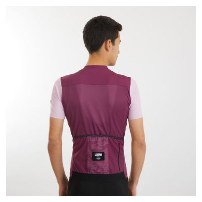Maillot Manches Courtes LeBram Ventoux Uni Framboise