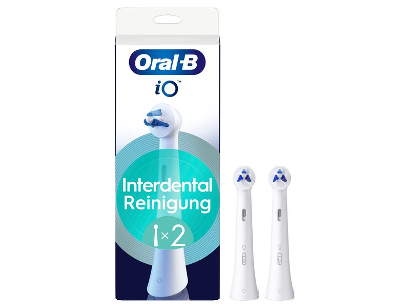 Oral-B Zahnbürstenkopf iO Interdental Reinigung 2 Stück Ersatzbürsten