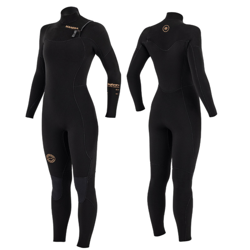 COMBINAISON FEMME MANERA SEAFARER+ 5/3 FRONTZIP NOIR