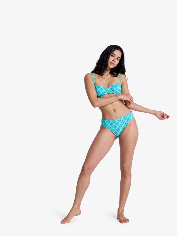 Printed Essentials UW Bra Haut de bikini à armatures Vert Femme