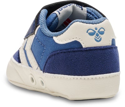 Hummel Stadil Low Crib Infant Sneakers, Blue Horizon