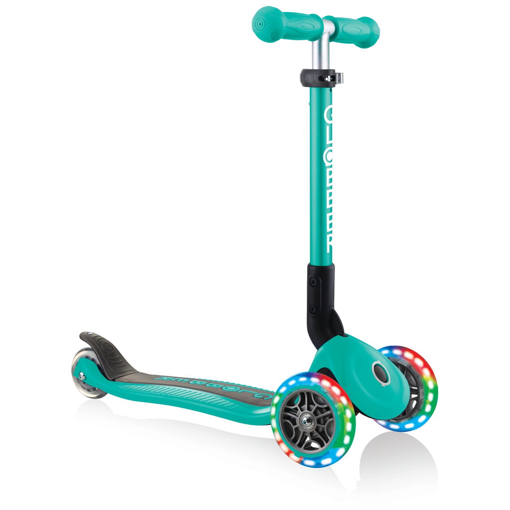 GlobberGlobber   Junior Foldable Lights Scooter emerald