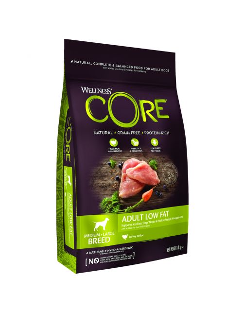 Wellness Core Grain Free Dog Healty Weight Kalkoen - Hondenvoer