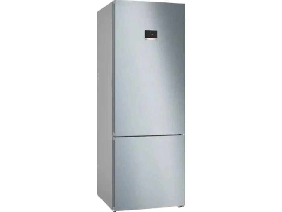 Bosch Serie | 4 KGN56XLEB - Køleskab/fryser - bund-fryser - bredde: 70 cm - dybde: 80 cm - højde: 193 cm - 508 liter - Klasse E - inox-look