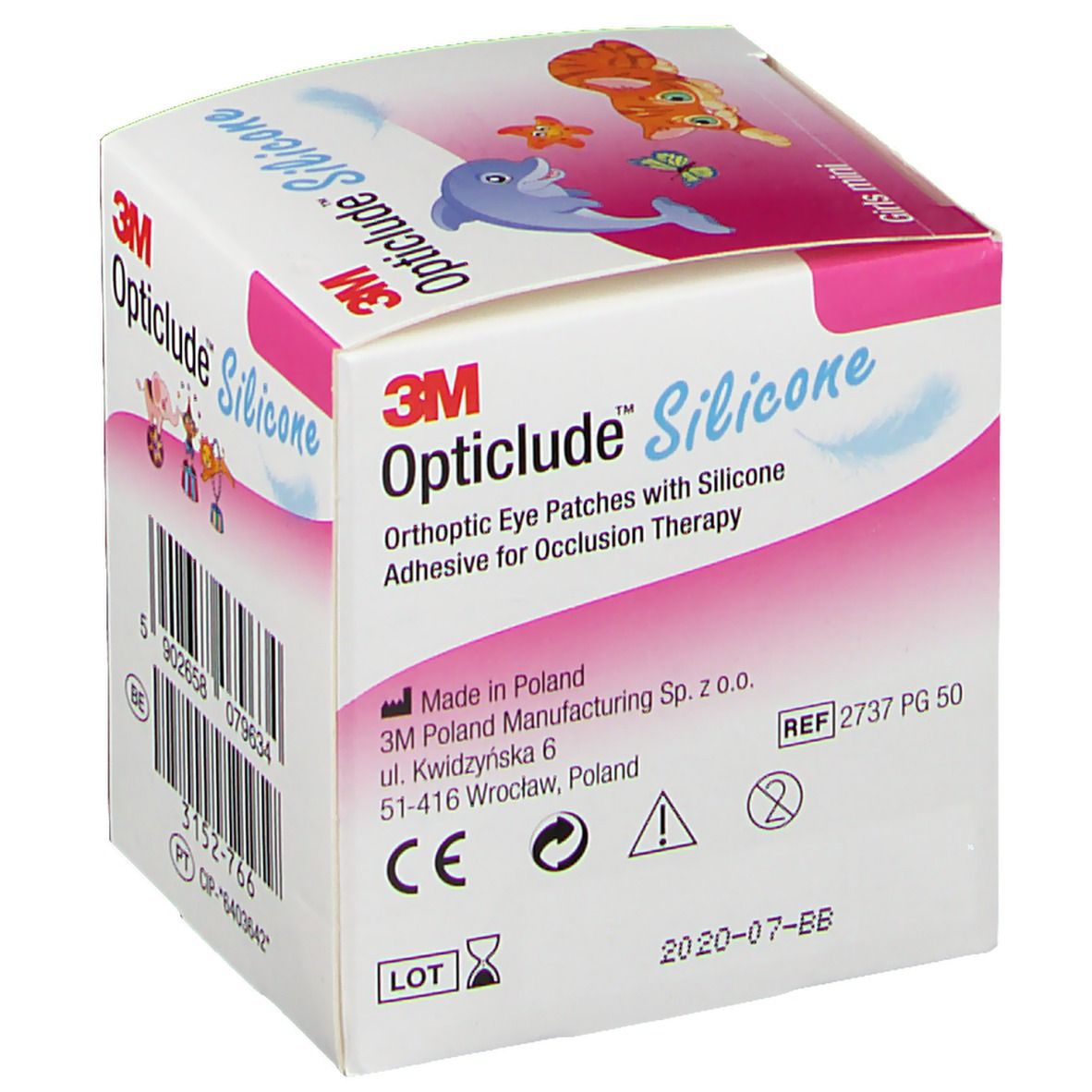 Opticlude 3M Silicone Girls mini 5 x 6 cm