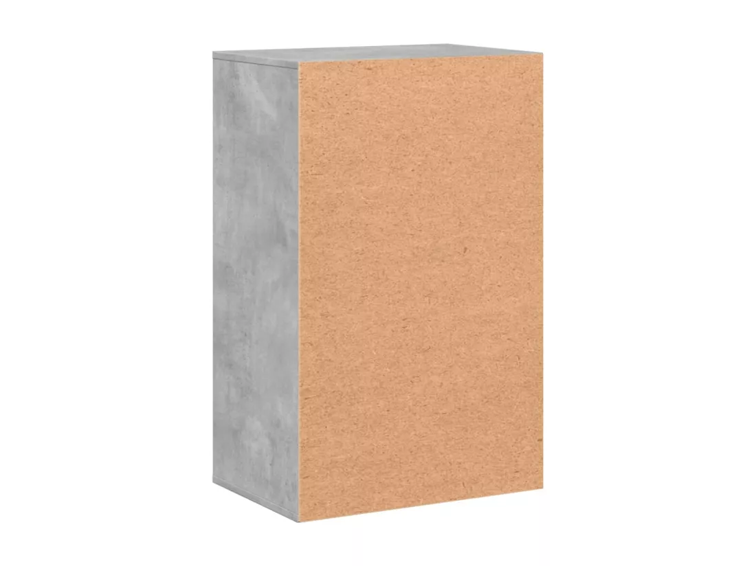 Armoire de rangement gris béton 56,5x39x90 cm bois d'ingénierie