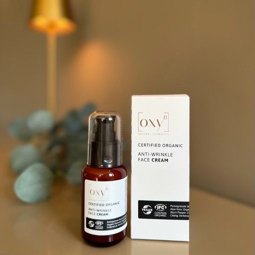 oxy8 Naturkosmetik ANTI WRINKLE FACE CREAM - Anti Aging. Antifalten Creme. Glättet tiefe Falten.
