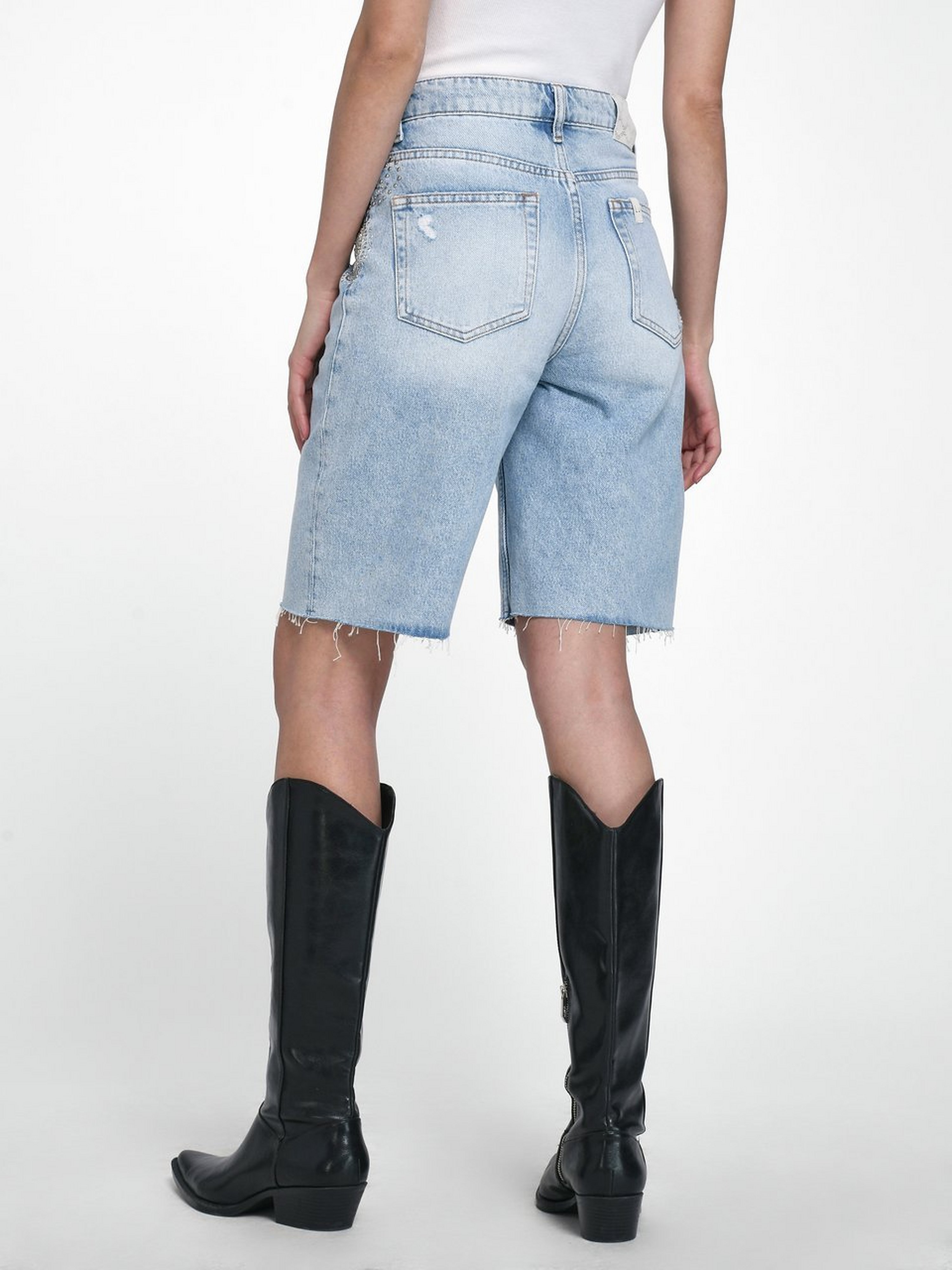 Jeans-Bermudas