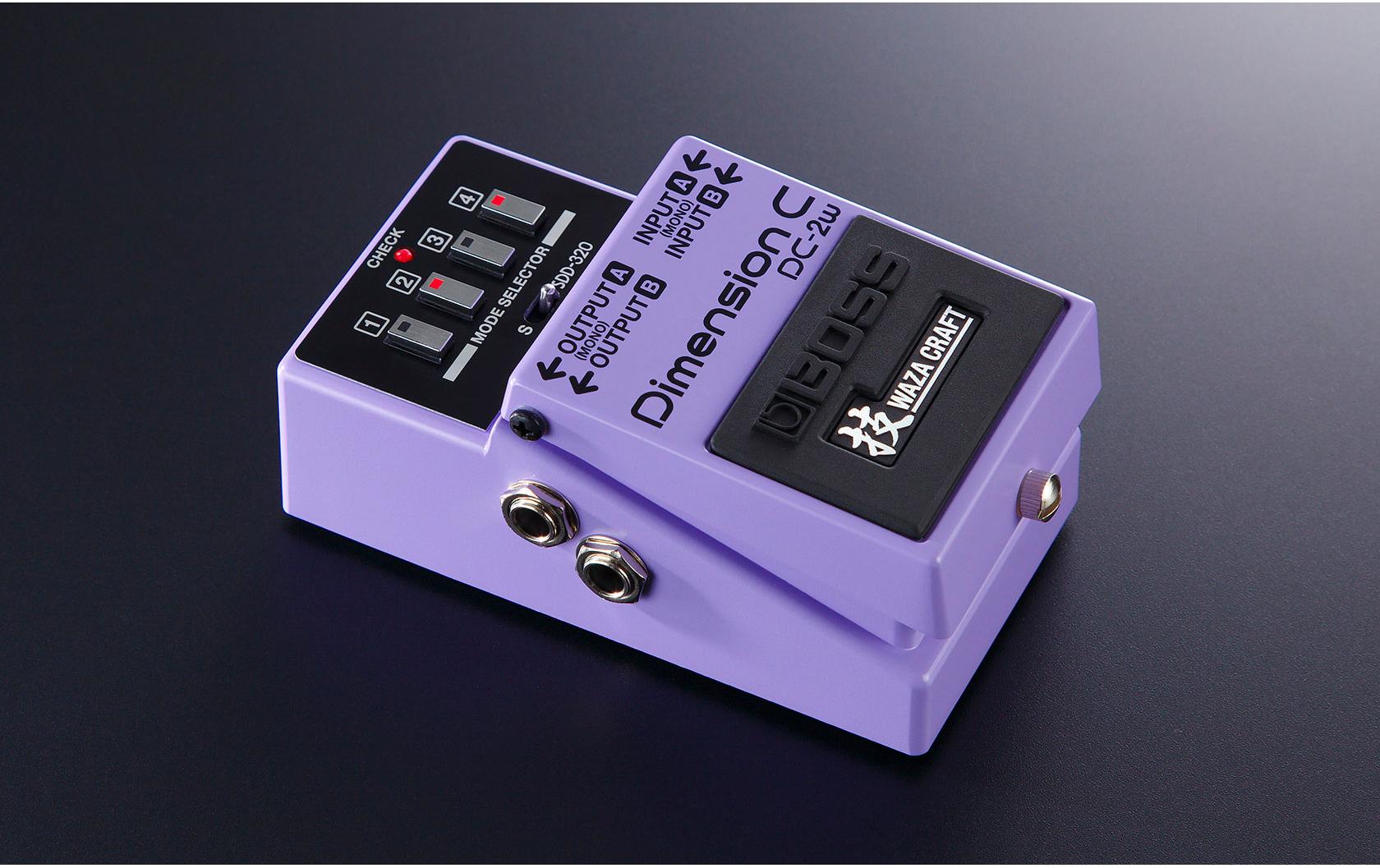 Pedal DC-2W – Dimension C<br>Neuauflage des originalen Dimension-Effekts, erweitert auf Basis der «Waza»-Handwerkskunst