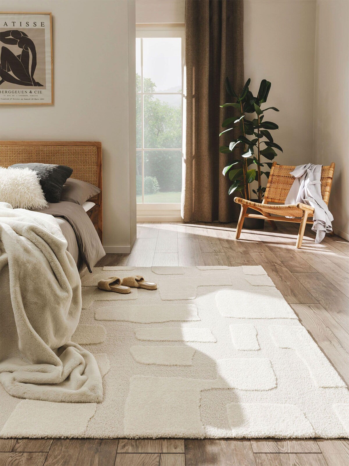 benuta nest Teppich EVE 140 x 200 cm cream/beige