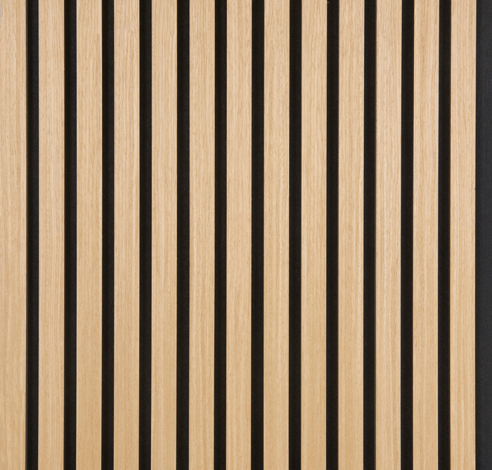 Akustikpanel Quanti light oak 18 x 520 x 2440 mm - Køb i butik