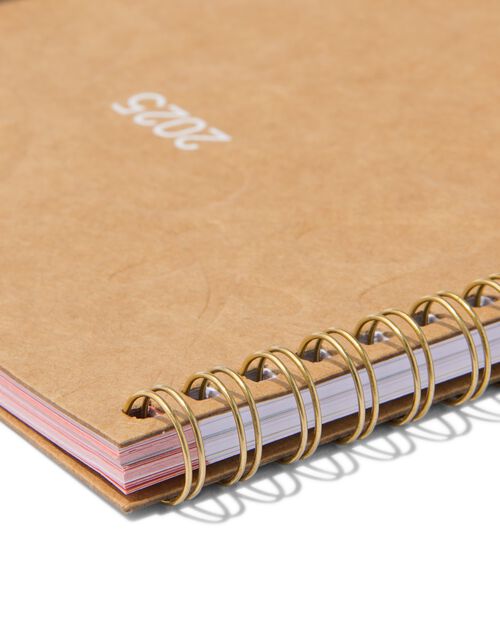 agenda 2025 A5 spirale fleurs