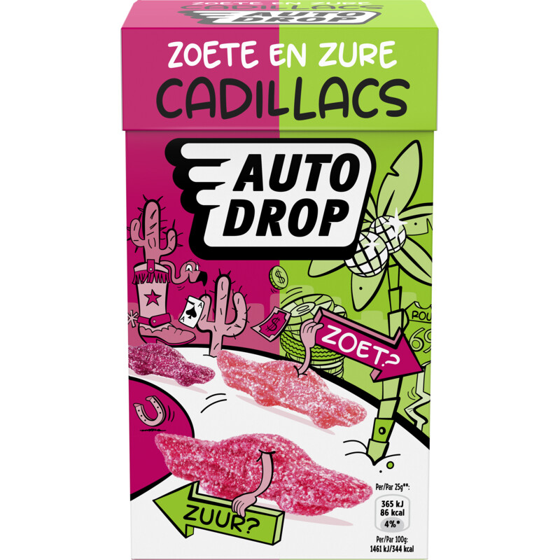 Autodrop Zoete & zure cadillacs