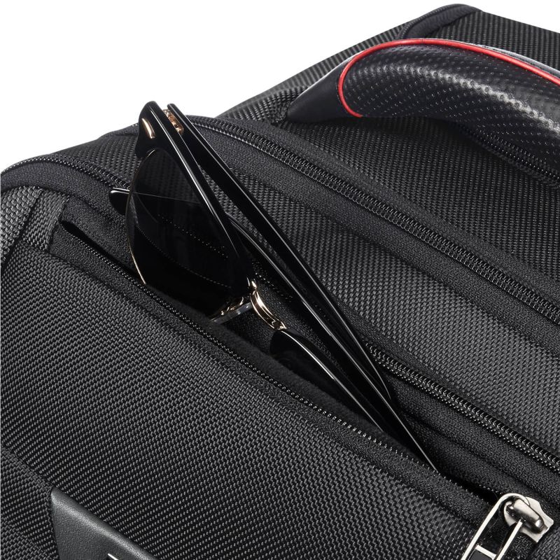Porte-ordinateur à roues Pro-Dlx 5 17,3 pouces Noir