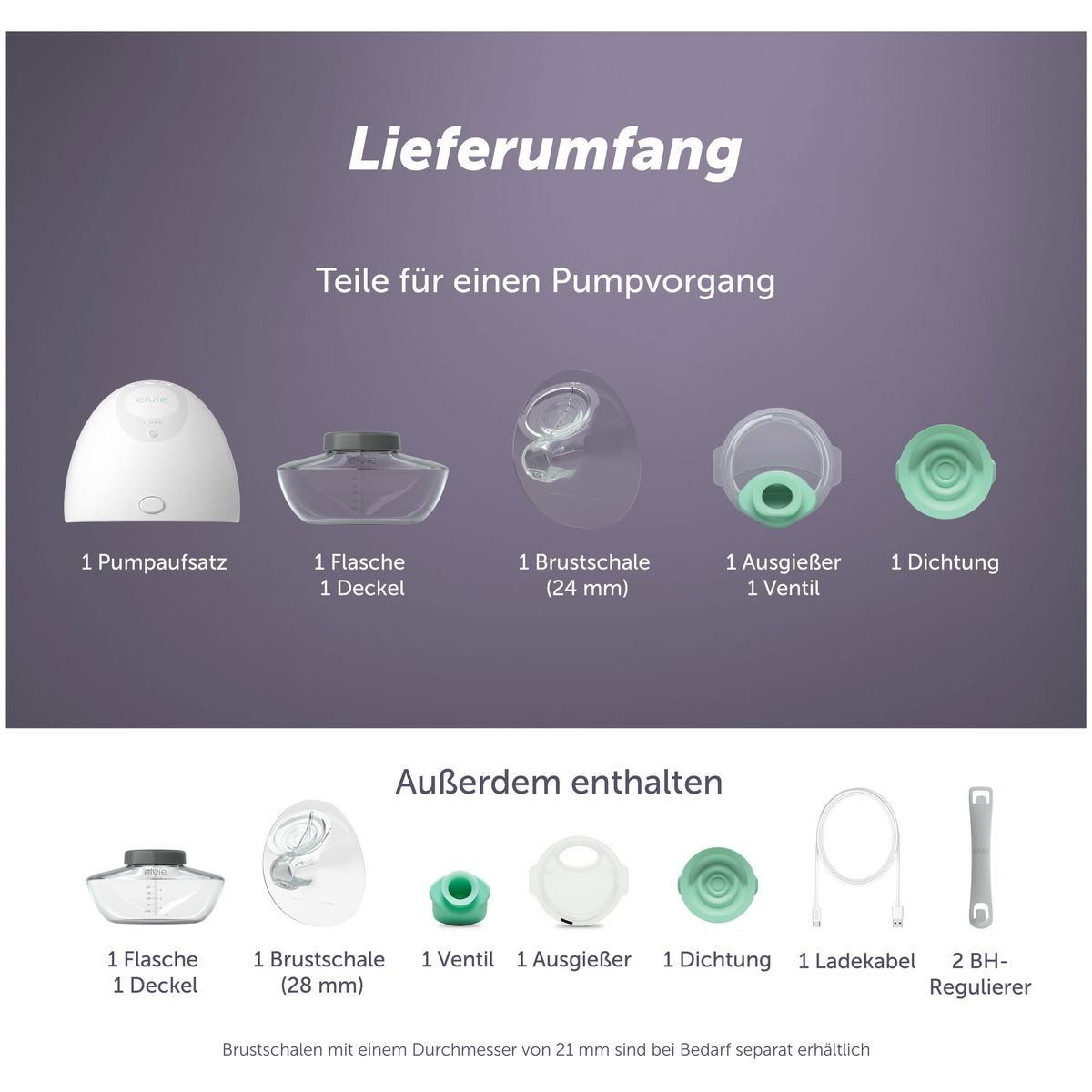 elvieelvie   Pump Einzel Milchpumpe elektrisch