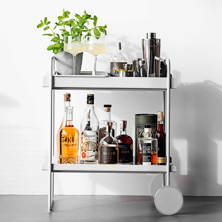 Zone Denmark - A-Cocktail Barwagen / Trolley, schwarz