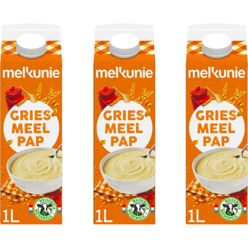 Melkunie Griesmeelpap 3x 1 L