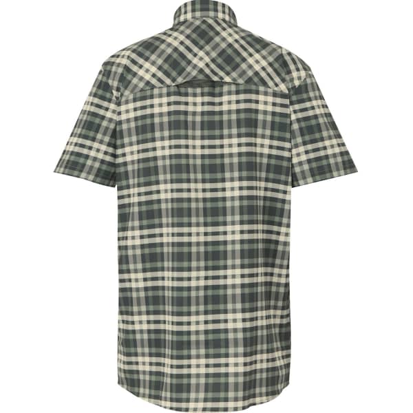 Chemise randonnée REGATTA TRAVEL PACKAWAY S/S SHIRT AGAVE GREEN CHECK