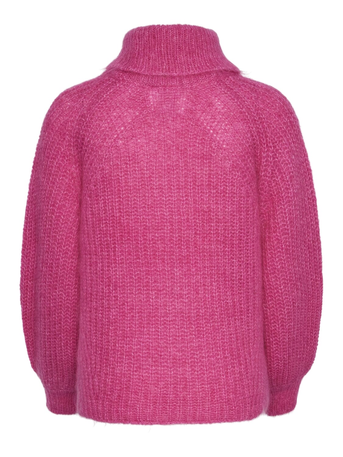 Y.A.S Yaslambi Ls Knit Rollneck Pullover  fuchsia fedora