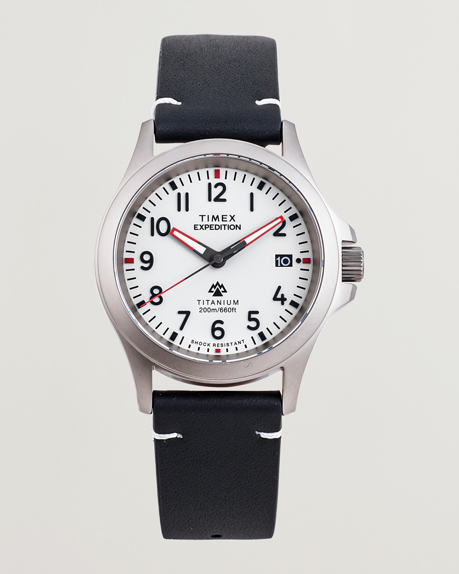 Timex Expedition Titanium 38mm Light Gray Dial