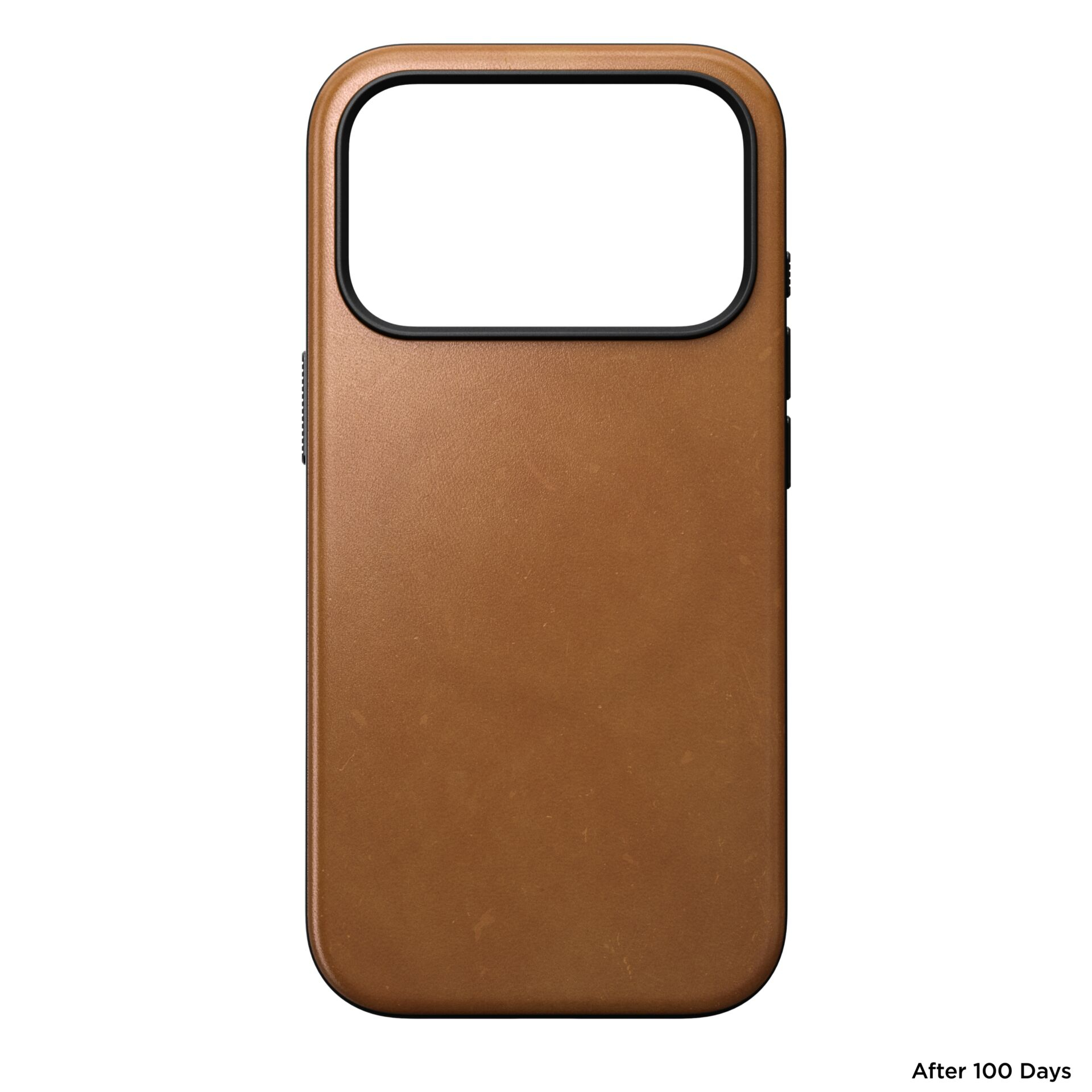 iPhone 17 Pro MagSafe Echtleder Hülle Modern Leather Case (NM014315858) - English Tan