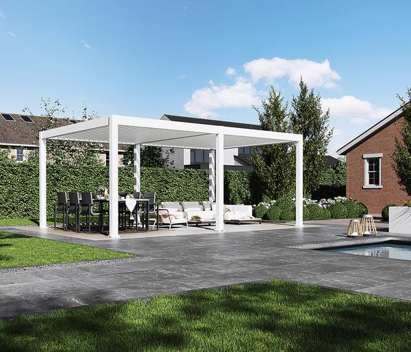 Weide Pergola LED E-Deluxe Plus 4x6, ca.
