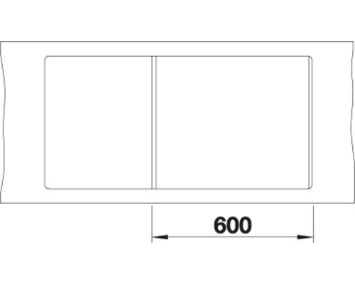Blanco METRA XL-SF spoelbak 990 x 490 mm antraciet 519150
