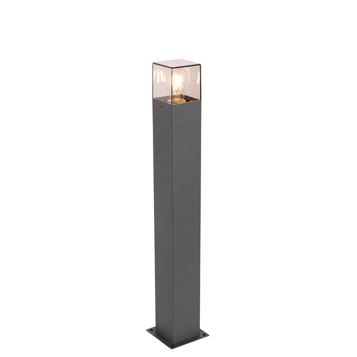 Moderne staande buitenlamp 70 cm donkergrijs IP44 - Denmark