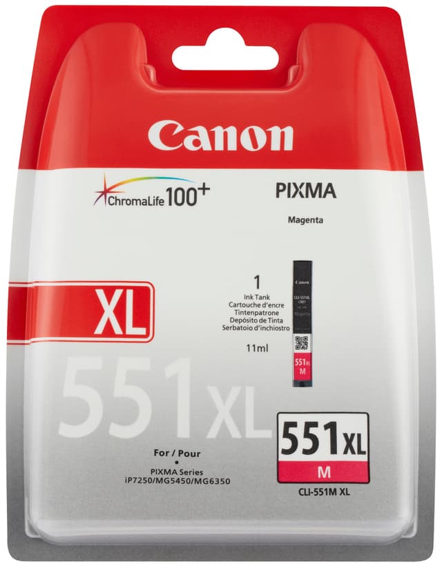 Canon blækpatron CLI-551XL Magenta